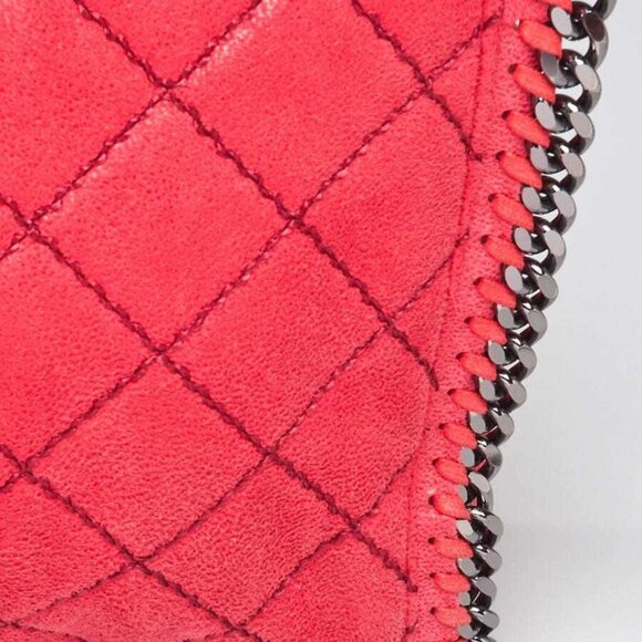 Stella McCartney Pink Quilted Faux Leather Falabella Small Tote Bag - Picture 8 of 11